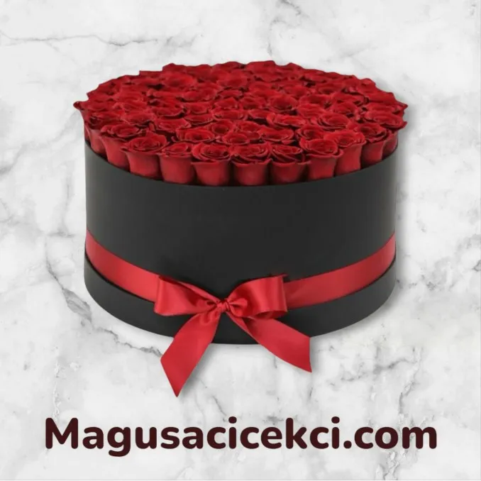 Kutuda 101 Kırmızı Gül