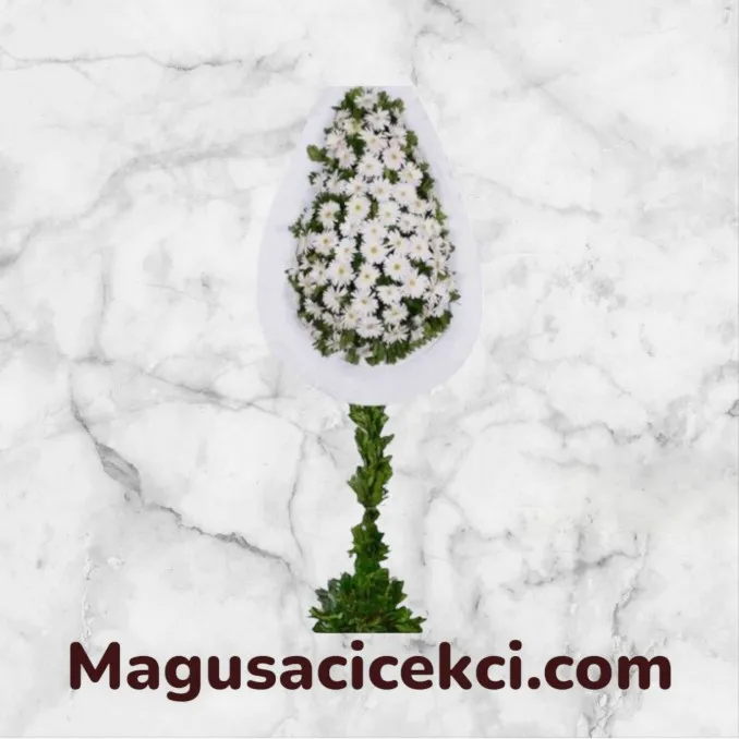 Beyaz Gerbera Açılış Düğün Çelenk Beyaz Gerbera Açılış Düğün Çelenk